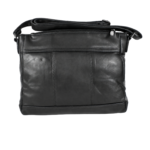 Plain back of the bag with vertical panel seams and narrow base strip — Sheepskin leather, SKU 641B