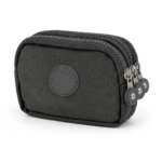 Polyester fabric Polyester Fabric Multi-Zip Coin and Card Pouch - SKU 7052